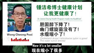 Cholesterol levels have dropped! Helicobacter pylori is gone! The cyst has shrunk!